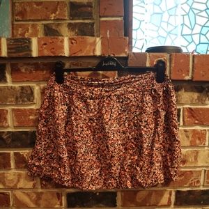 Elastic Waist Flowy Skirt